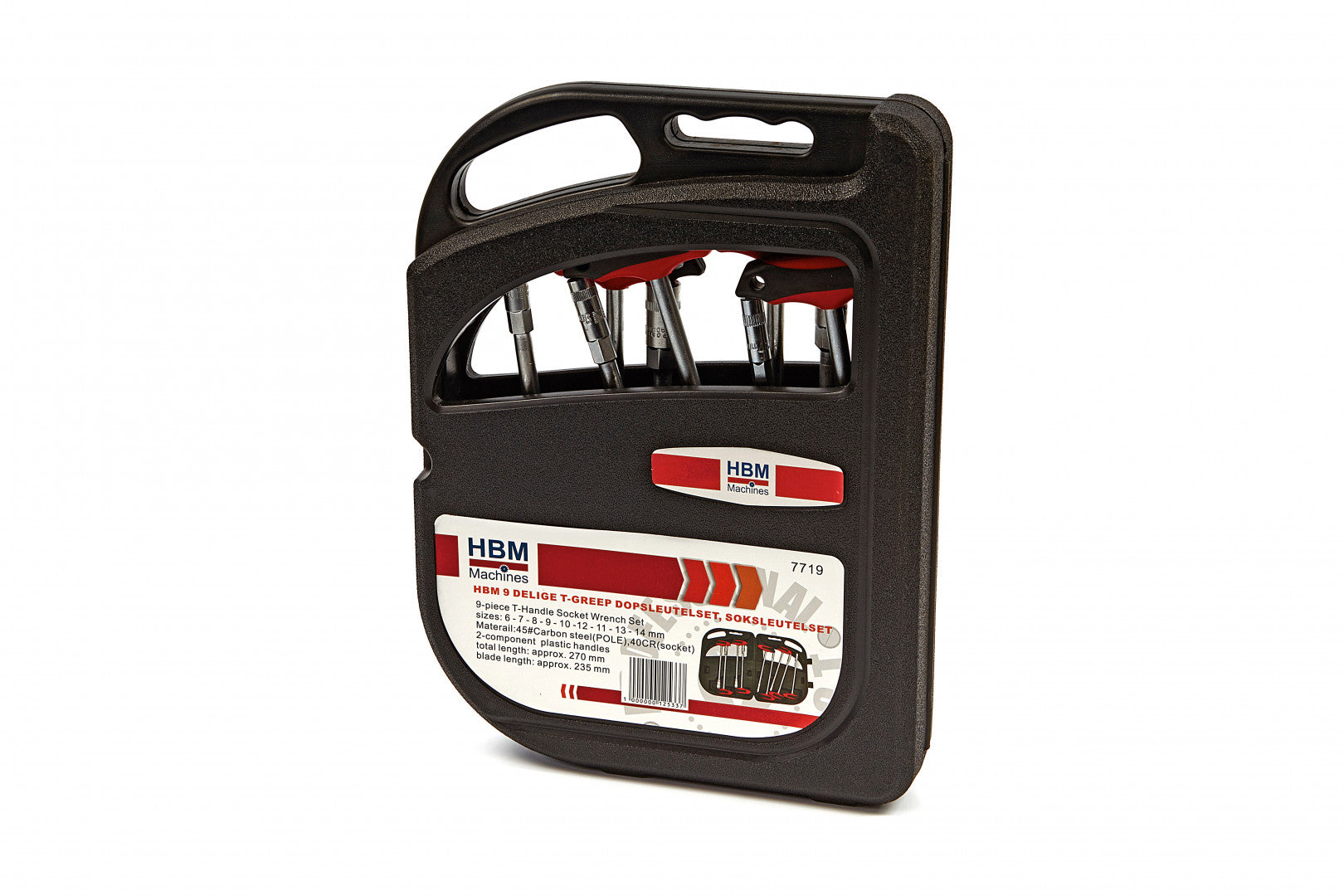 Κλειδια Καρυδακια 6-14 Mm Με Λαβη Ταφ Σετ 9 Τεμαχια