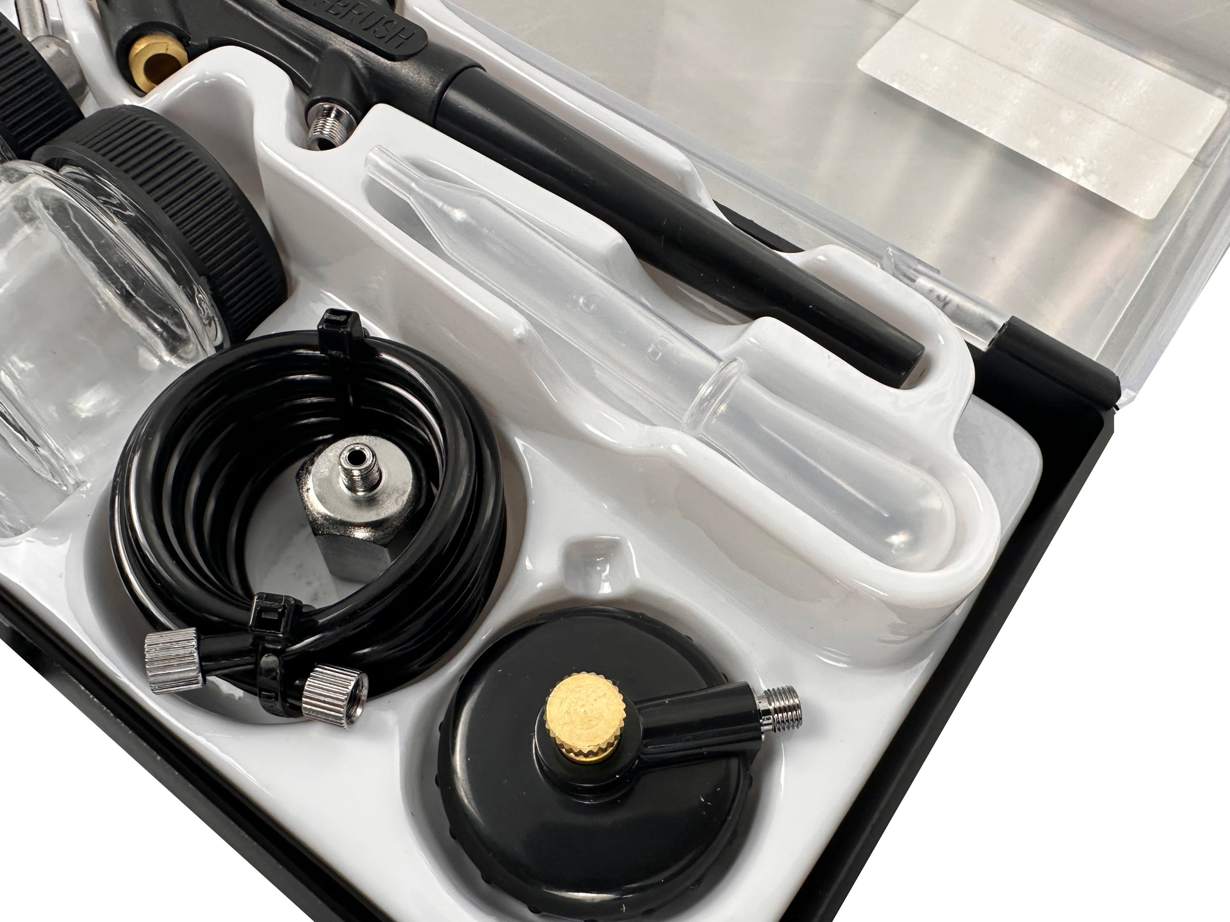 Σετ Αερογράφος Airbrush BD138 6Τμχ GEBO TOOLS