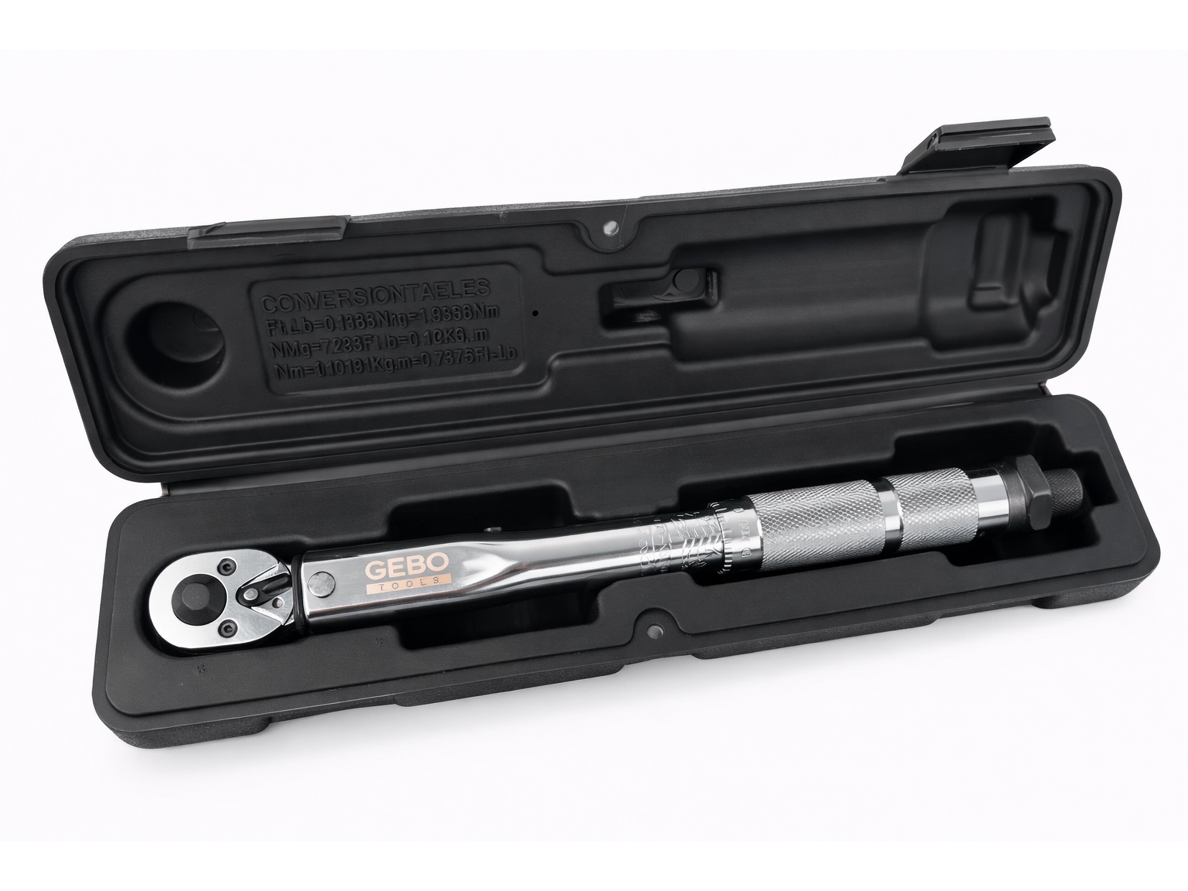 Δυναμόκλειδο-Ροπόκλειδο 1/4" 5-25Nm GEBO TOOLS