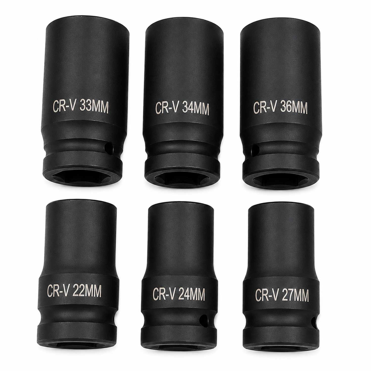 Σετ Μακριά Καρυδάκια Κρουστικά 1'' 22-41 mm 10 Τμχ GEBO TOOLS