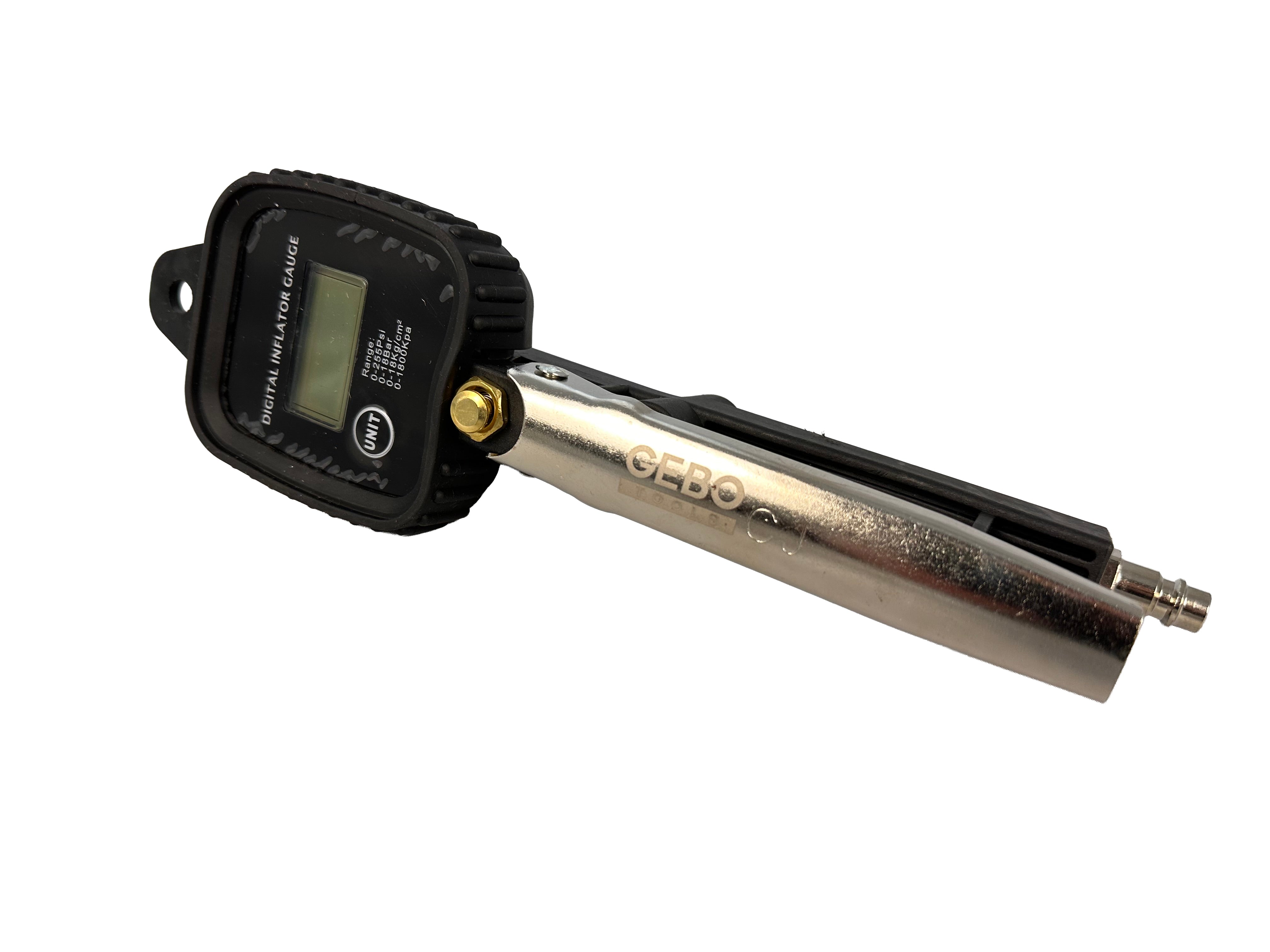 Πιστόλι Πλήρωσης Ελαστικών Με Ψηφιακό Μανόμετρο 0-255PSI GEBO TOOLS