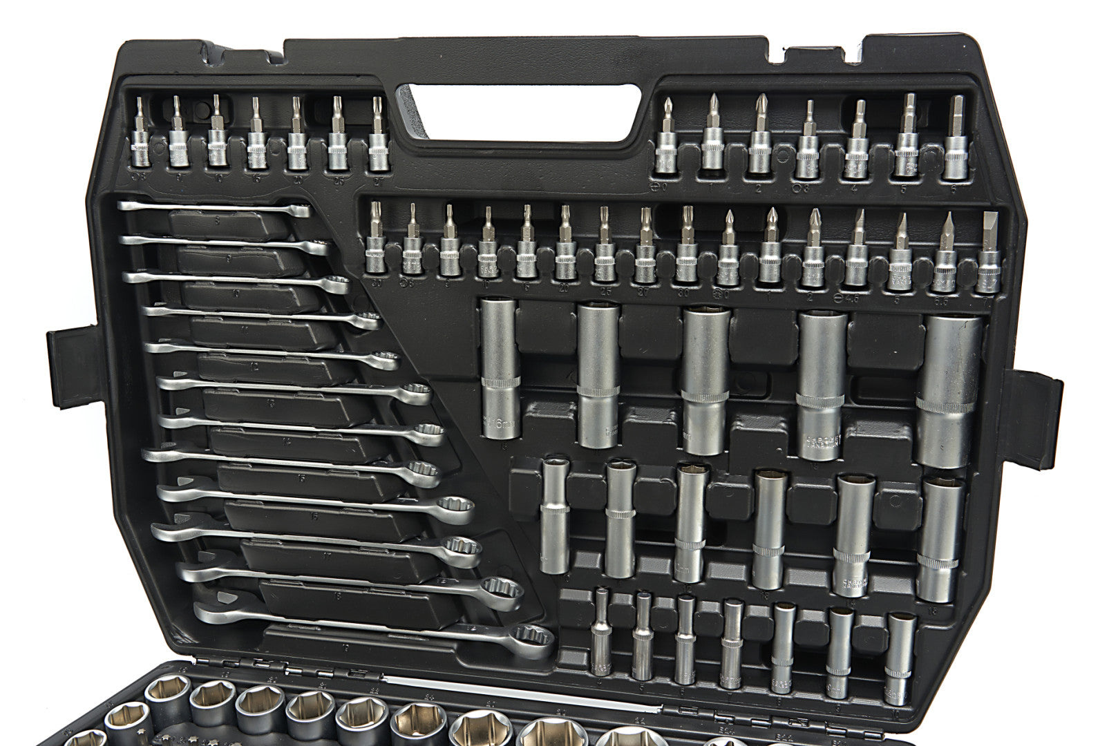 Hbm Εργαλειοθηκη Καστανιεσ Και Καρυδακια 1/2" 3/8" 1/4" Σετ 216Τμχ