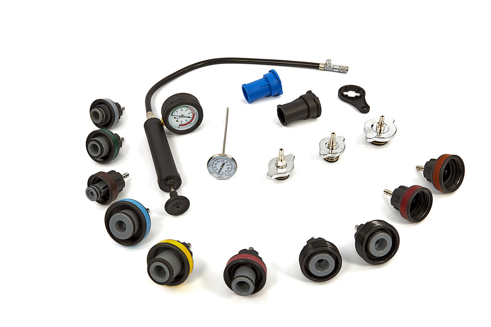 Σετ Ελεγχου-Διαγνωσησ Πιεσησ Συστηματοσ Ψυξησ Αυτοκινητου 18Τμχ