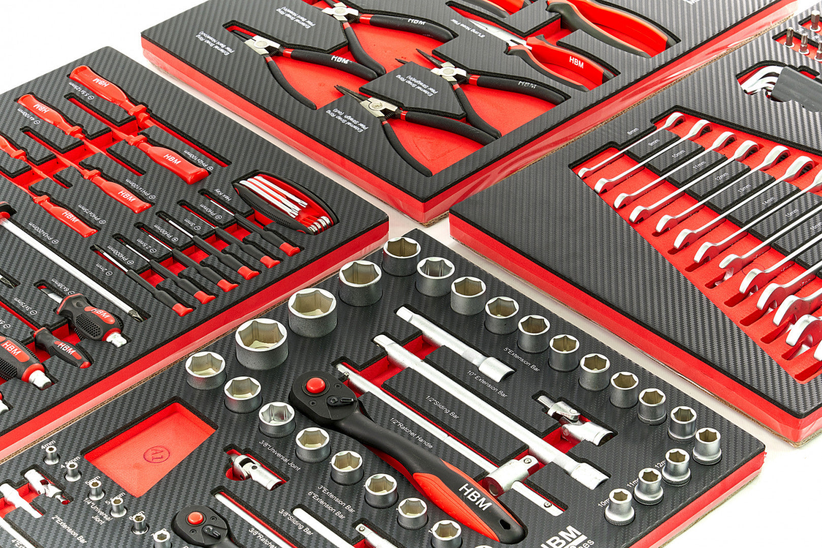 Σετ Μοναδεσ Οργανωσησ Για Εργαλειοθηκη 4 Τεμαχια 154 Τεμαχια