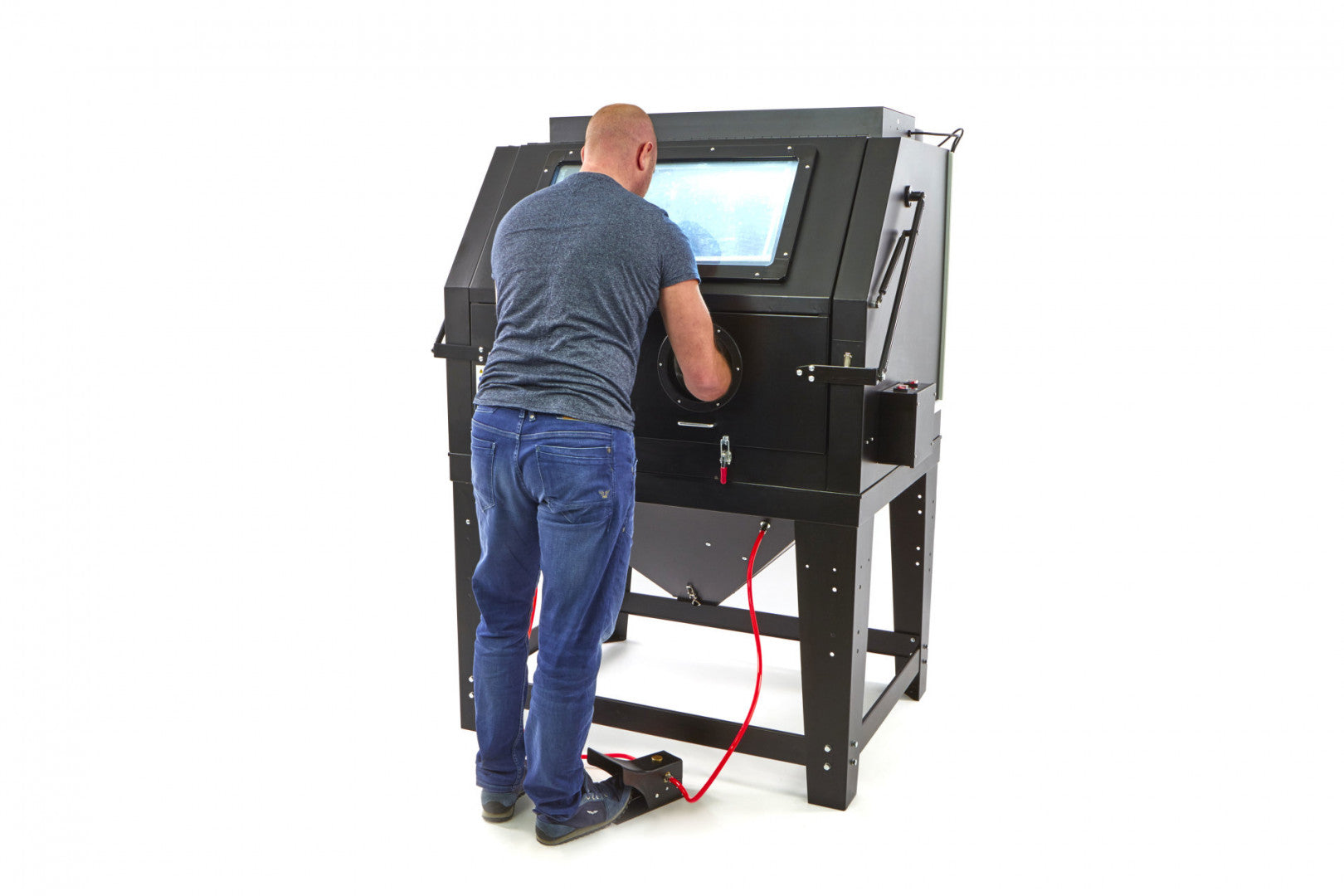 Θάλαμος Αμμοβολής Με Ενσωματωμένη Απορρόφηση Sbc 990