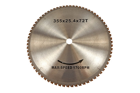 Δίσκος Κοπής Μετάλλου 355x25.4x72T