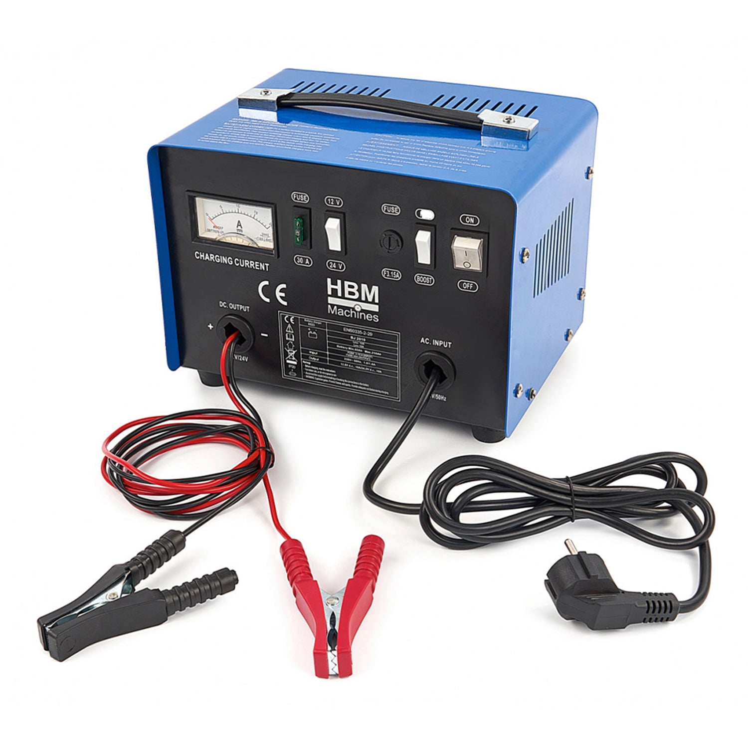 Φορτιστής Μπαταρίας Αυτοκινήτου Hbm 12-24V 92-210Ah