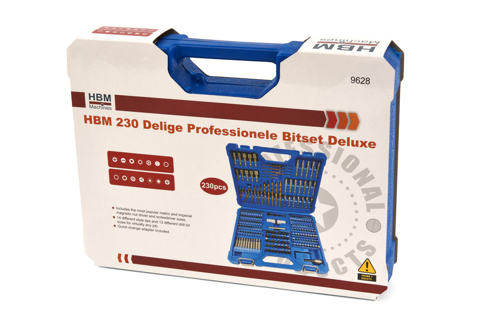 Hbm Machines Σετ 230 Τρυπάνια Hss Για Μέταλλο