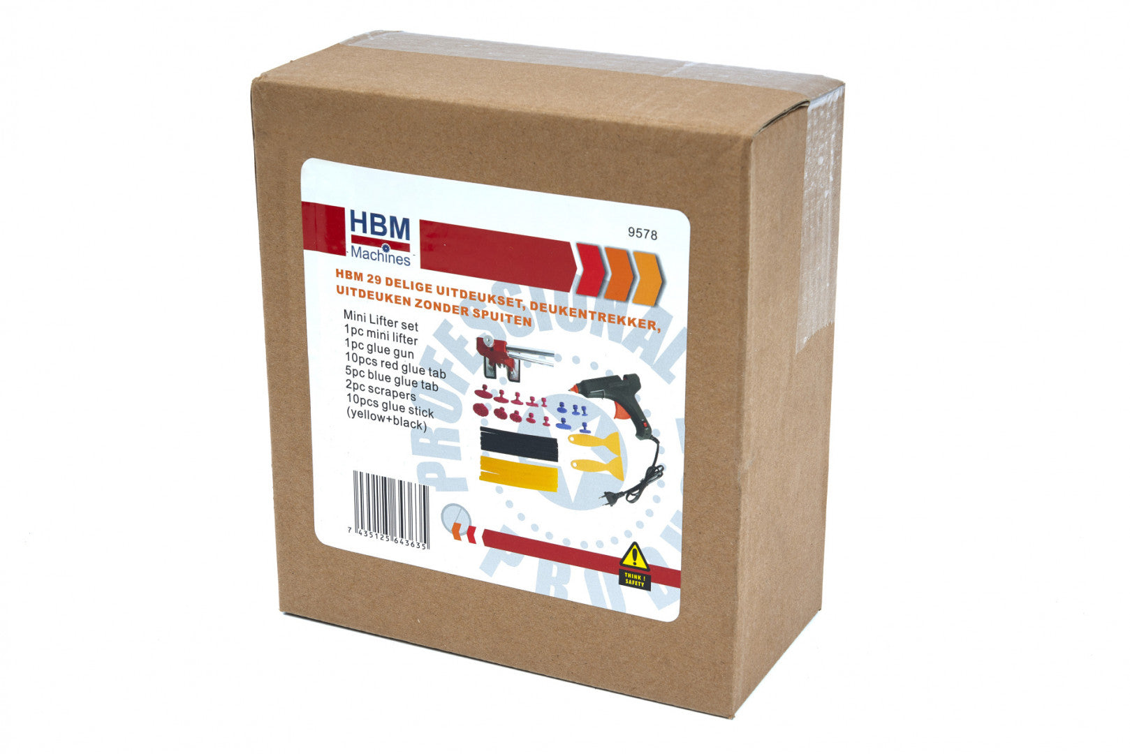 Σετ Για Διόρθωση Βαθουλωμάτων Από Χαλάζι 29 Τεμάχια Hbm Ολλανδία