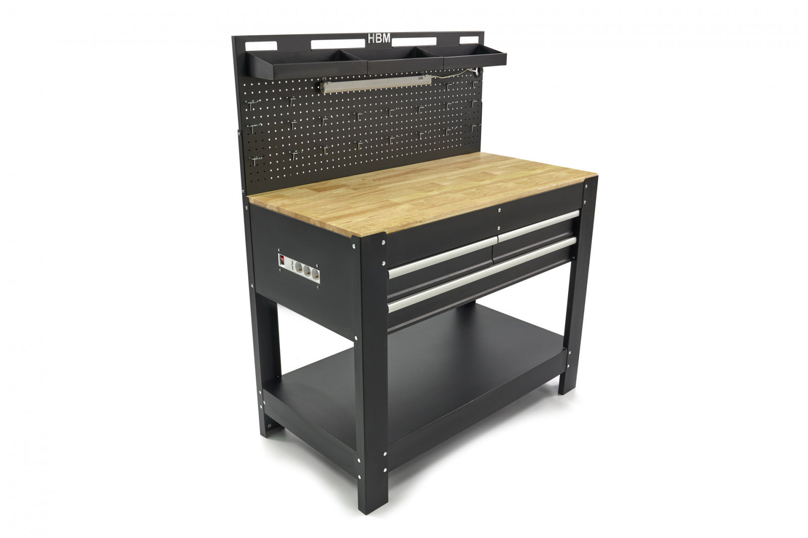 Παγκοσ Εργασιασ Με Διατρητη Πλατη Και Συρταρια Επαγγελματικοσ Μεταλλικοσ