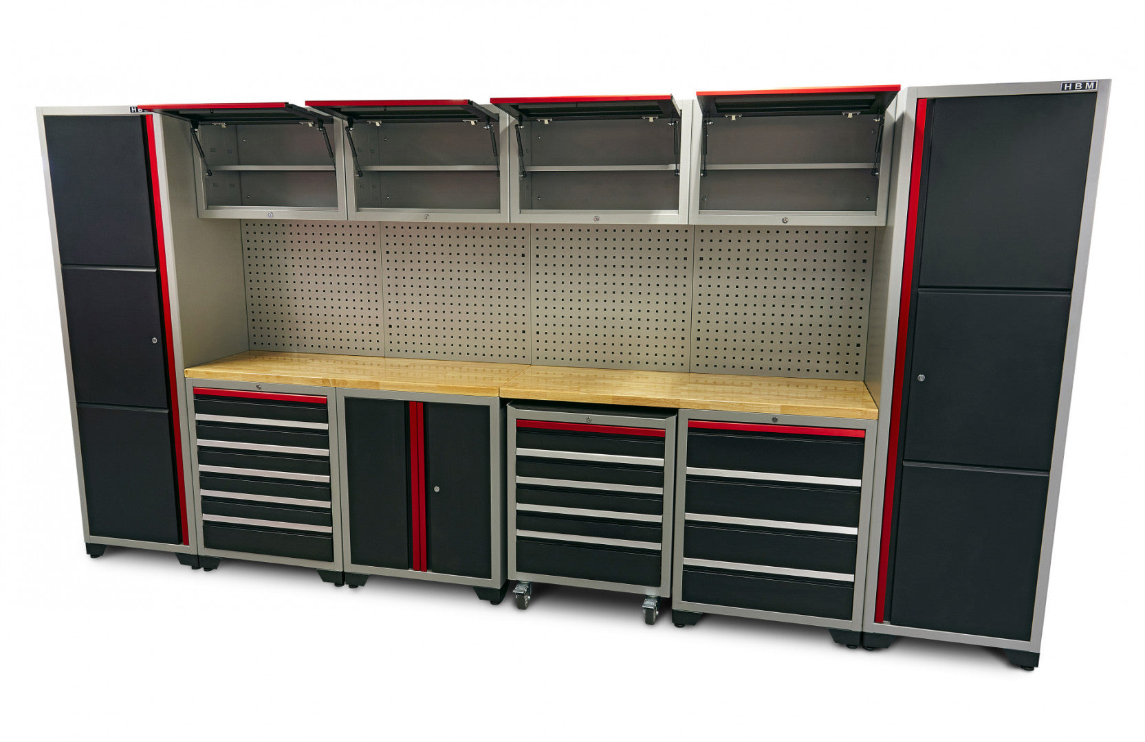 Σετ Επαγγελματικα Μεταλλικα Μοντερνα Επιπλα 16 Τεμαχια 405 X 51 X 204 Cm