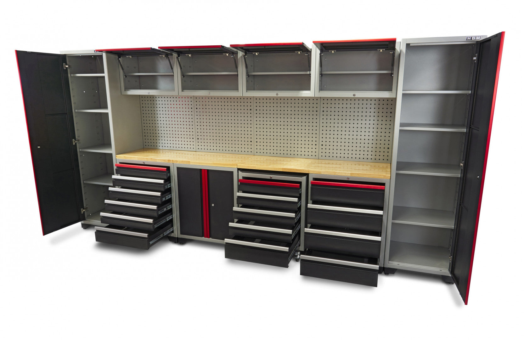 Σετ Επαγγελματικα Μεταλλικα Μοντερνα Επιπλα 16 Τεμαχια 405 X 51 X 204 Cm