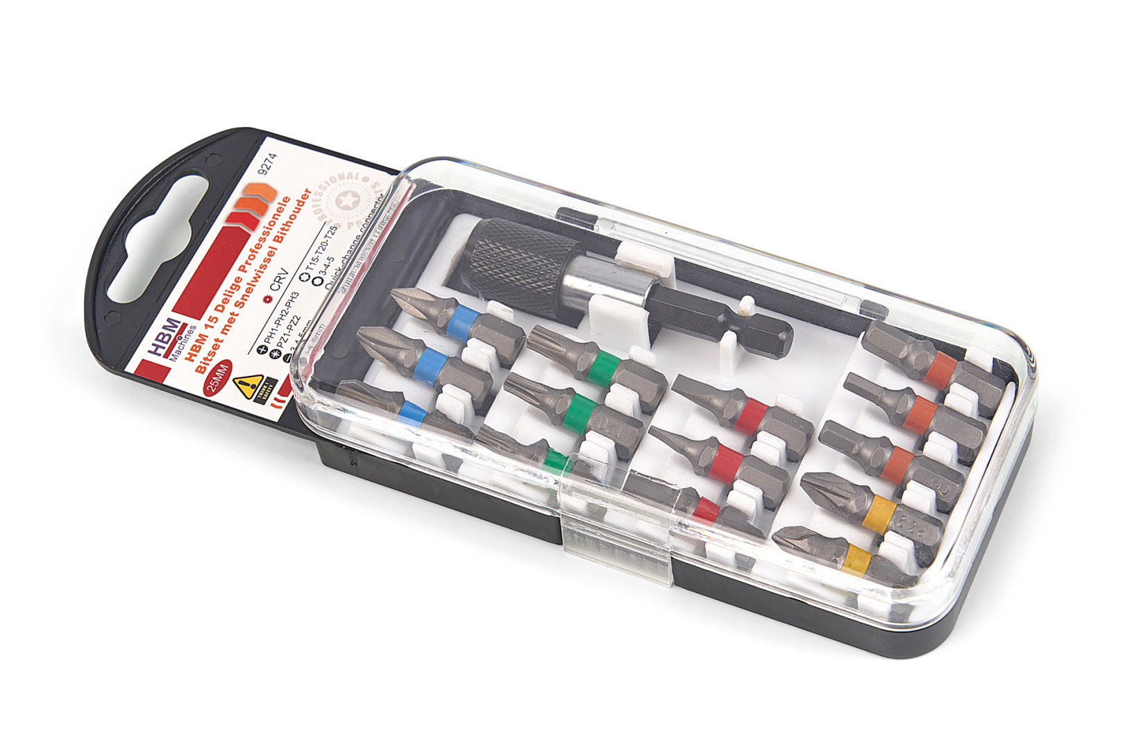 Σετ Μύτες Κατσαβιδιών 15 Τεμάχια Hbm