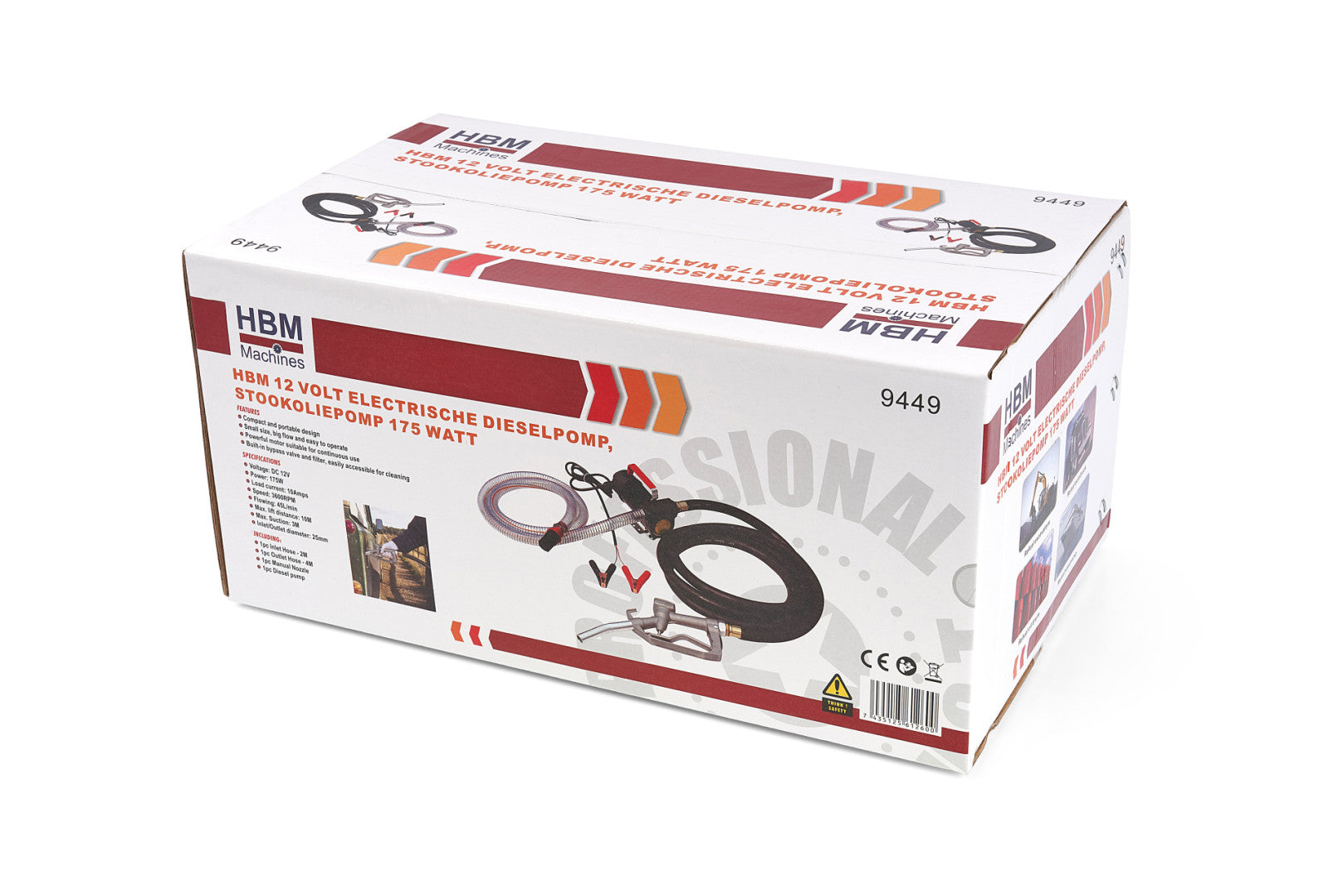 Ηλεκτρική Αντλία Μεταφοράς Πετρελαίου Και Άλλων Υγρών, 12V, 175W