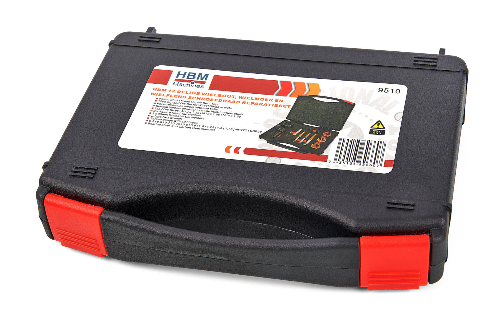 Κασετίνα Για Επισκευή Και Επανατοποθέτηση Σπειρωμάτων Σε Μπουλόνια Τροχών