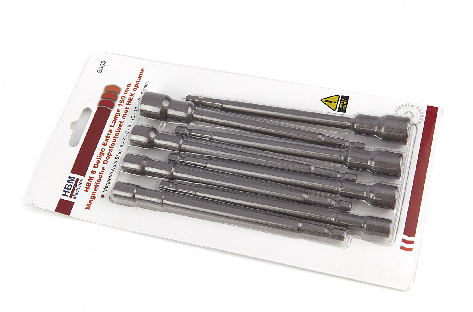 Σετ Μακριών Καρυδιών 150Mm 8 Τεμάχια Με Σύνδεση Για Τσοκ Τρυπανιού