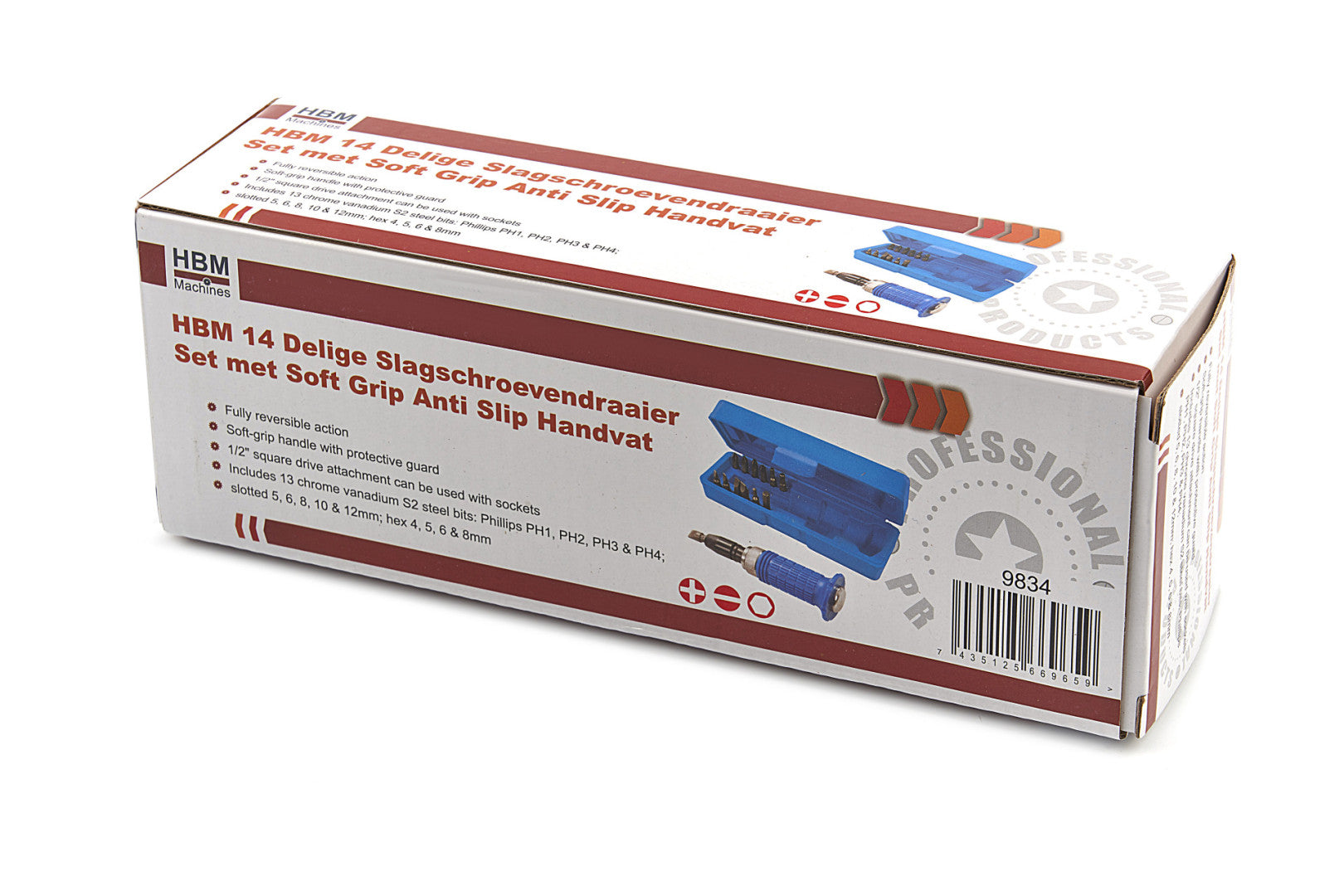 Hbm Κατσαβιδι Κρουσησ Σετ 14 Τμχ