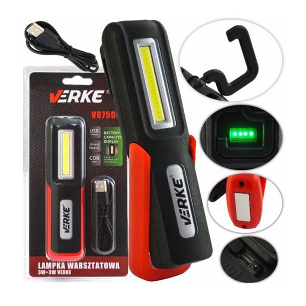 Λαμπα Επαναφορτιζομενη Cob Led 3W