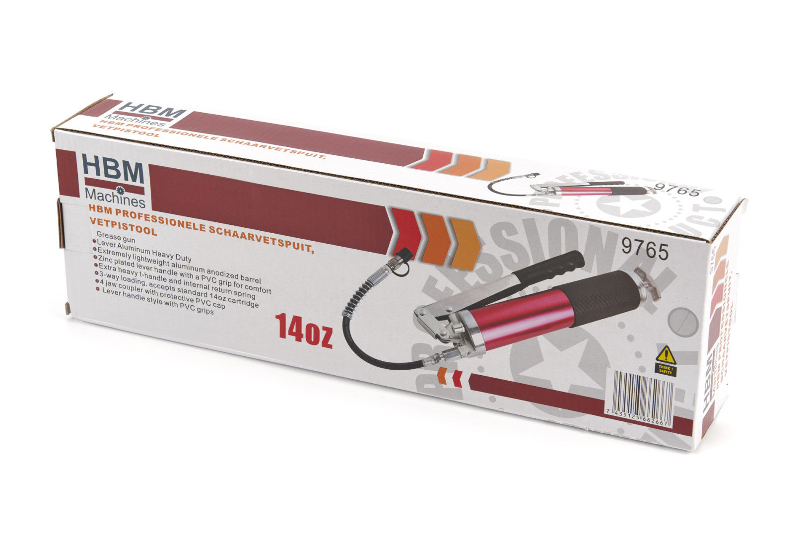Επαγγελματικο Πιστολι Γρασαρισματοσ 400Ml Hbm Machines Ολλανδια