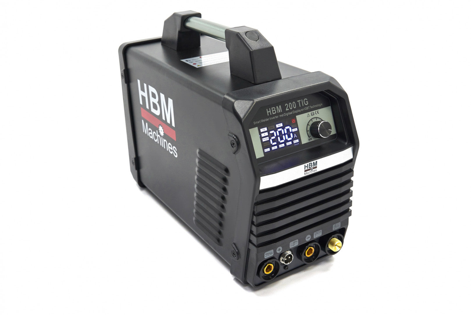 Συγκολλητικο Μηχανημα Inverter Με Ψηφιακη Οθονη Tig Igbt 200Max Hbm