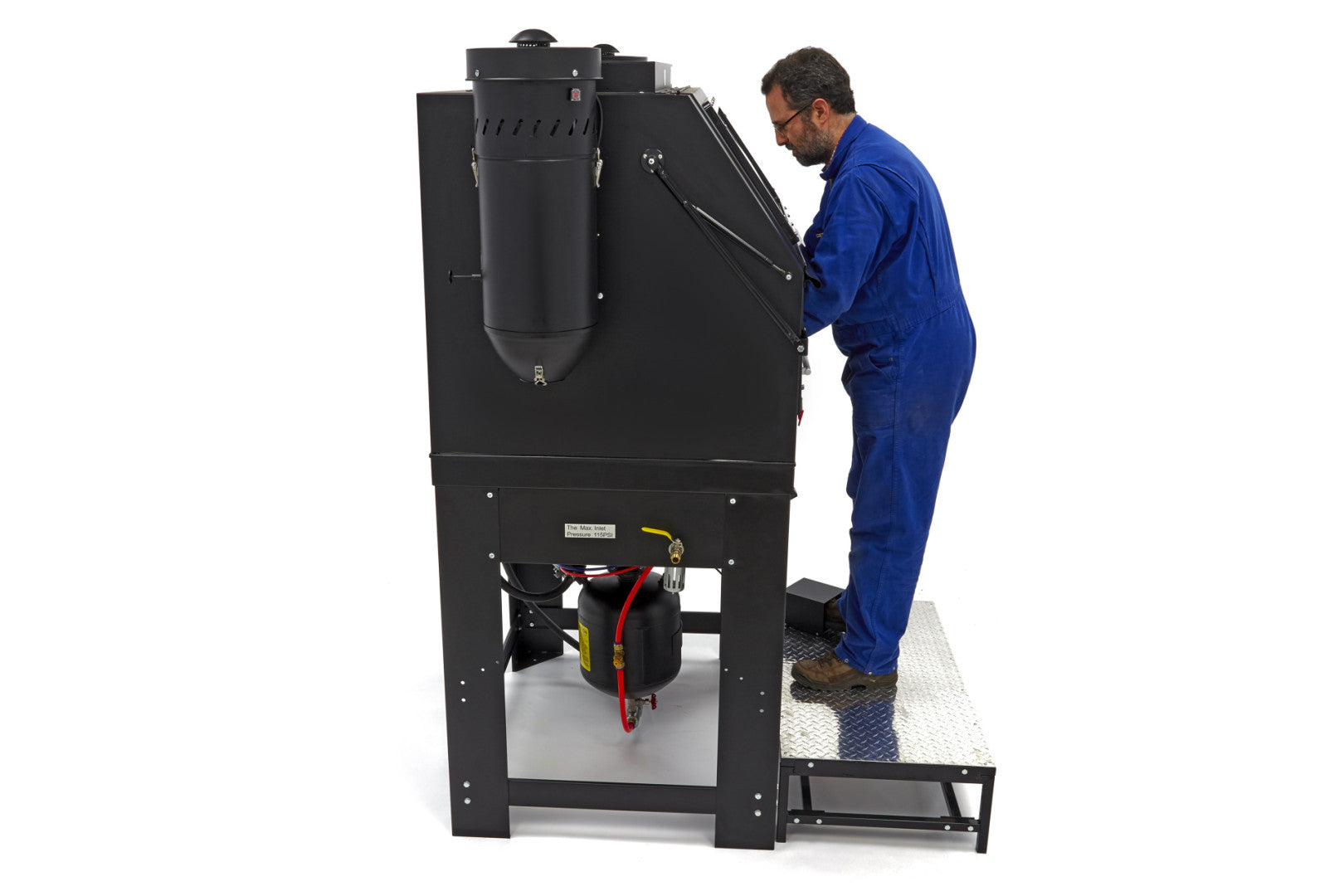 Καμπινα Αμμοβολησ Με Συστημα Κενου Και 2 Απορροφητηρεσ Sbc 990