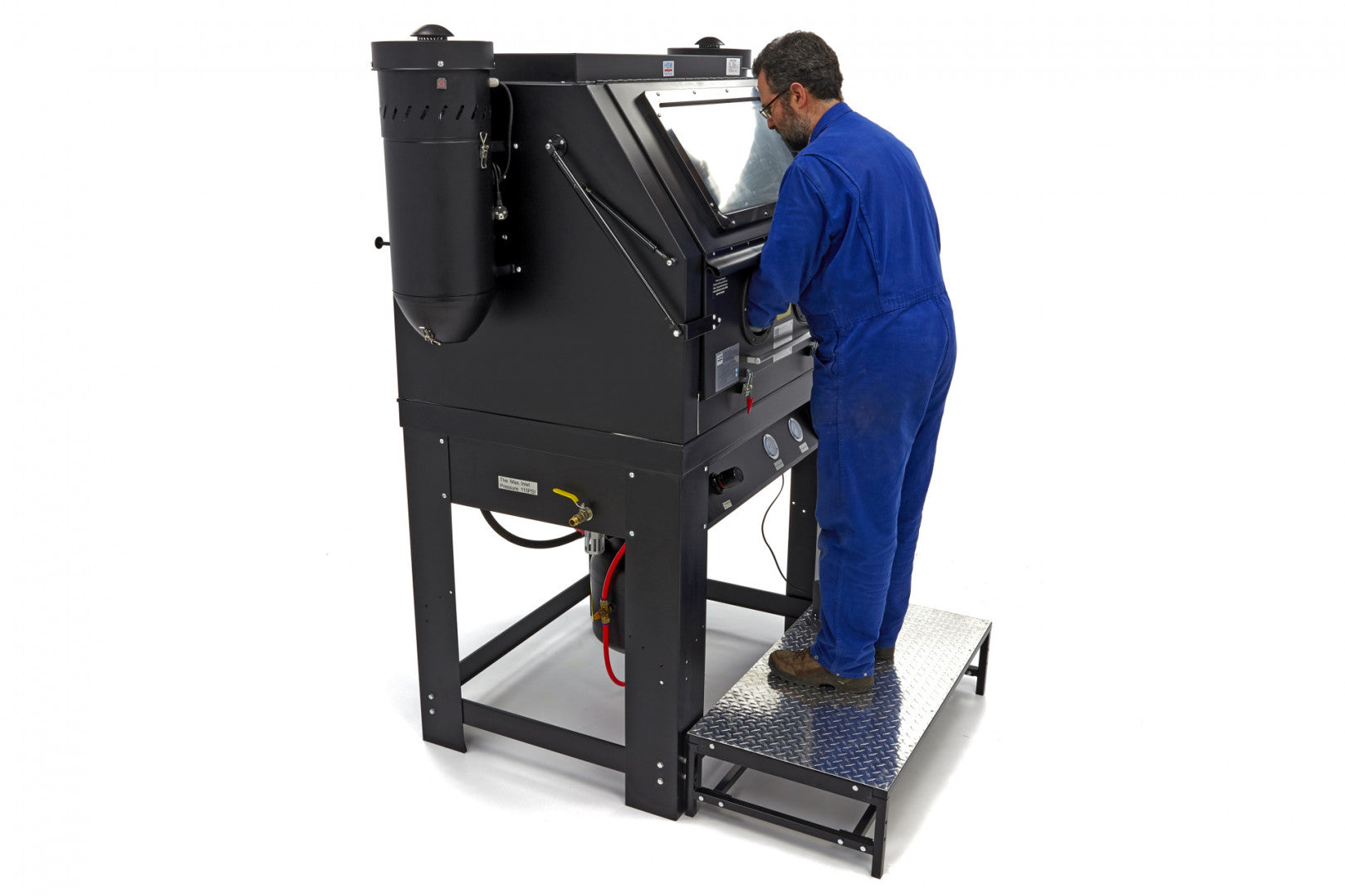 Καμπινα Αμμοβολησ Με Συστημα Κενου Και 2 Απορροφητηρεσ Sbc 990