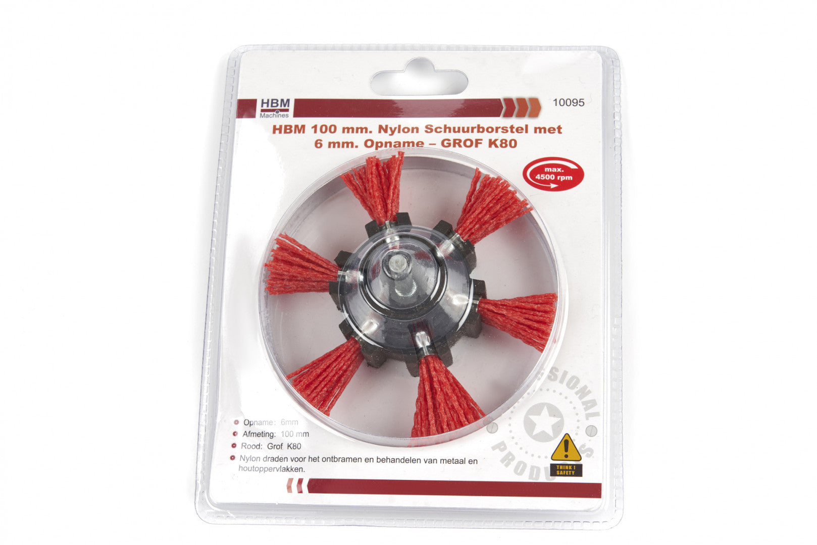 Κυκλική Βούρτσα Νάιλον 100Mm K120 Hbm