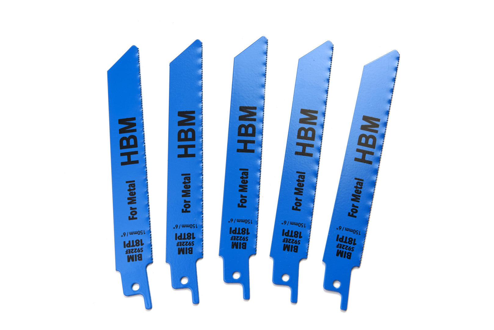 Σετ 5 Λαμεσ Για Μεταλλο Για Σεγα 150Mm 18Tpi Hbm