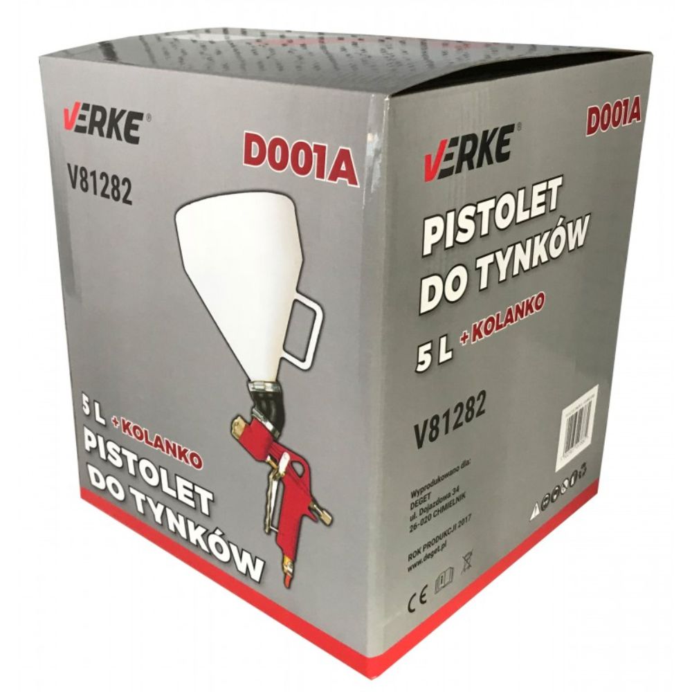 Verke V81282 Πιστόλι Βαφής Αέρος Άνω Δοχείου