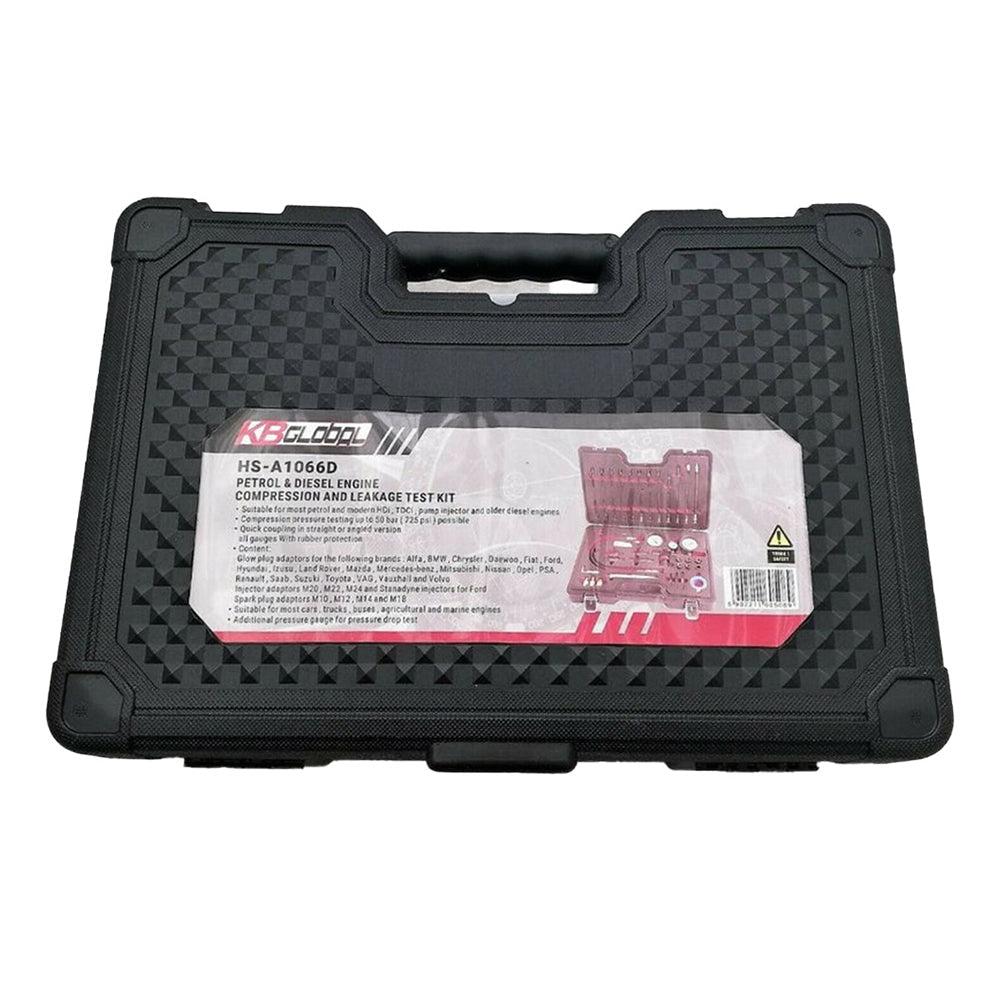 Σετ Ελεγχου Συμπιεσησ & Διαρροων Πιεσησ Για Βενζινη & Diesel