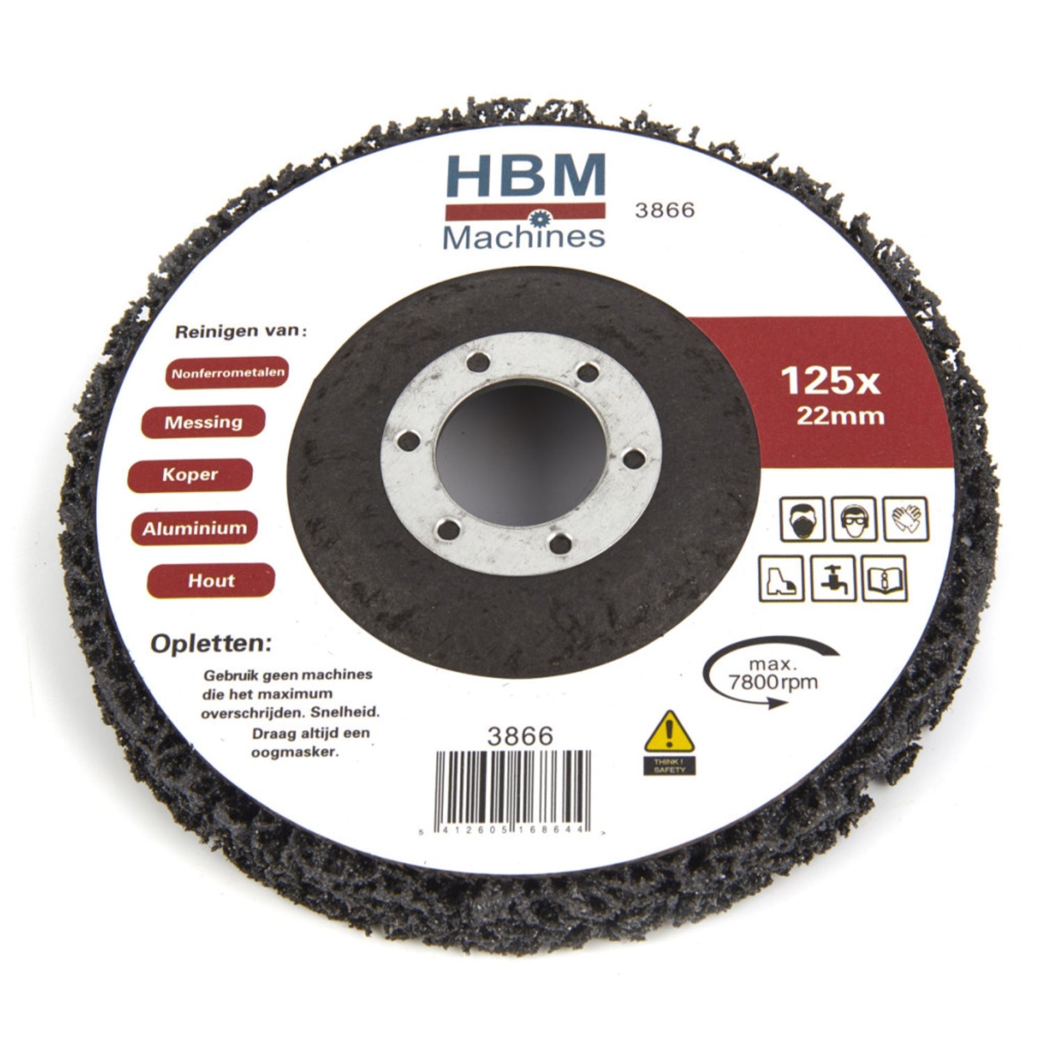 Δίσκος Λείανσης Πολλαπλών Υλικών 125Mm Hbm