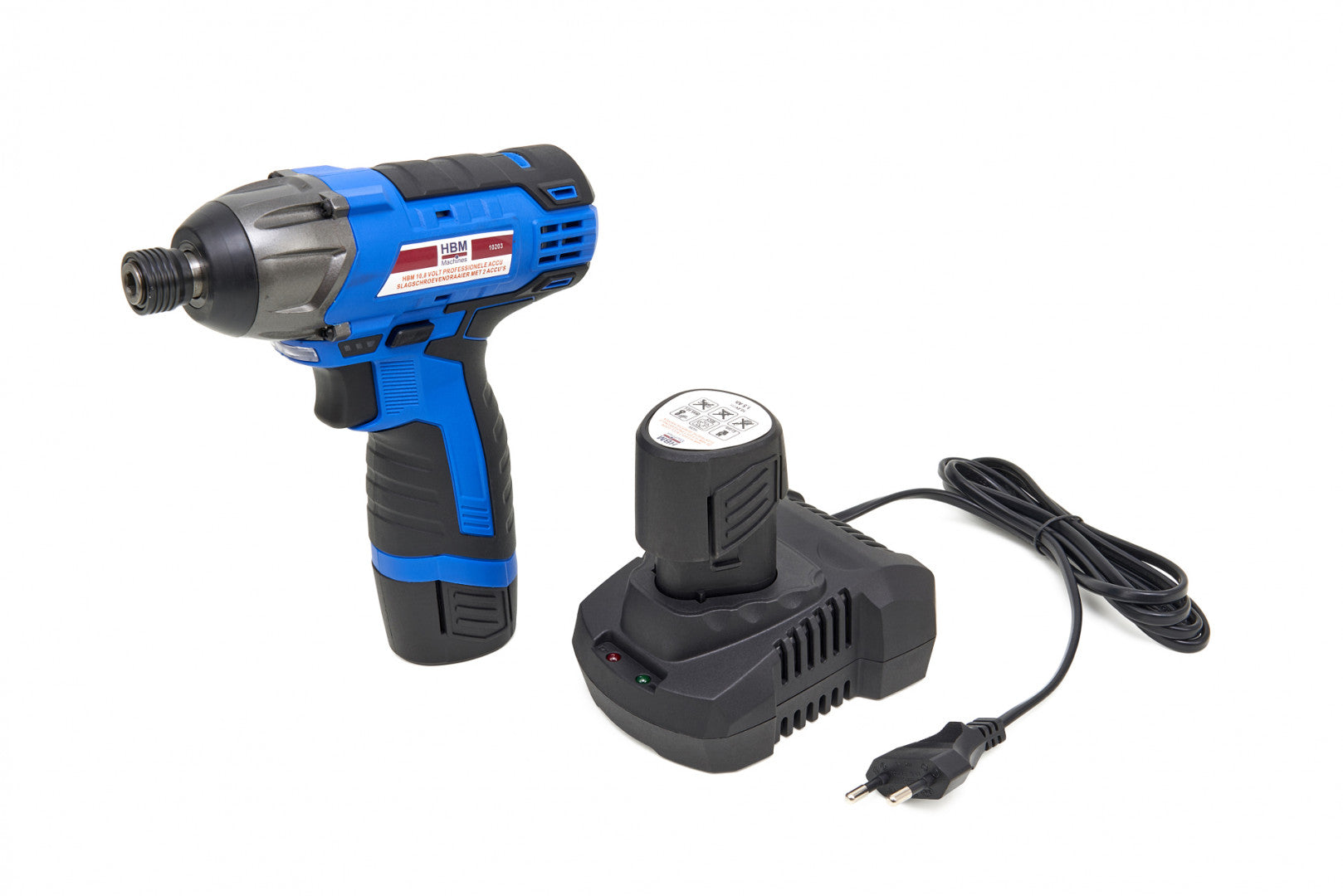 Μηχάνημα Βιδώματος 1/4 Hex, 90Nm, Με 2 Μπαταρίες 10.8V 1500Mah Hbm