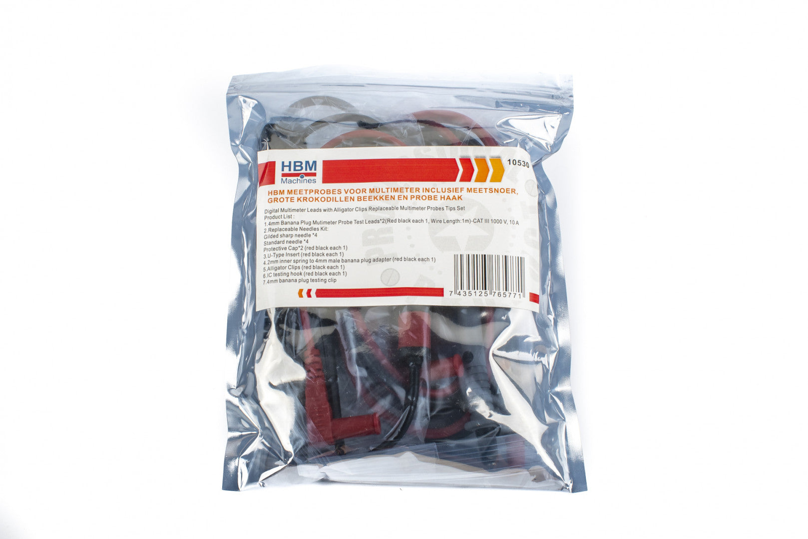 Ηβμ Σετ Καλωδια Και Αξεσουαρ Για Πολυμετρο 21Τμχ