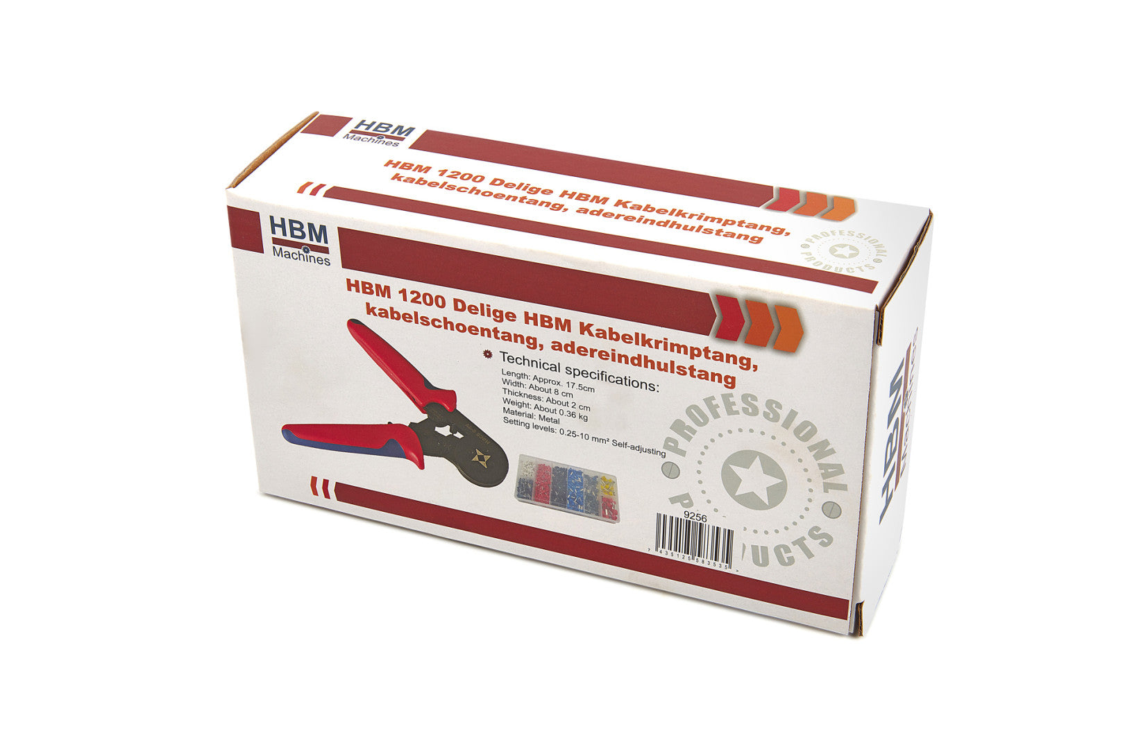 Πένσα Για Πρεσάρισμα Ακροδεκτών 0.25-10Mm 1200 Τεμάχια Hbm