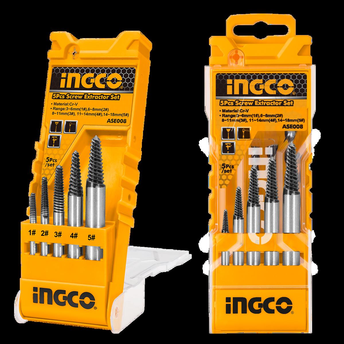 Σετ Eξολκείς Βιδών 5 Τμχ INGCO