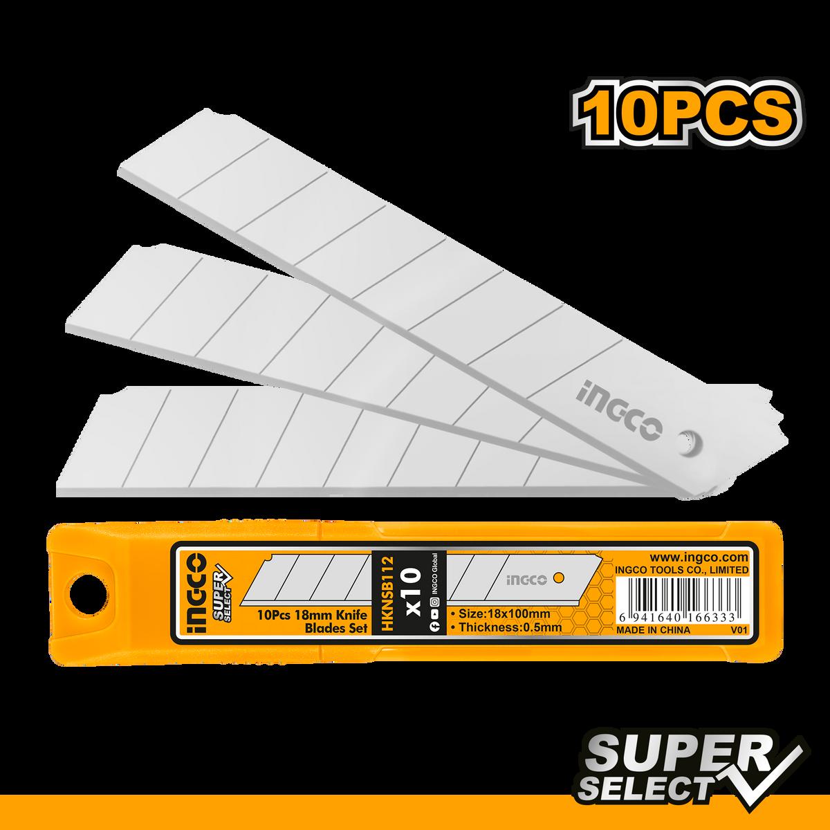 Λάμες Φαλτσέτας 18x100mm 10 Τμχ INGCO