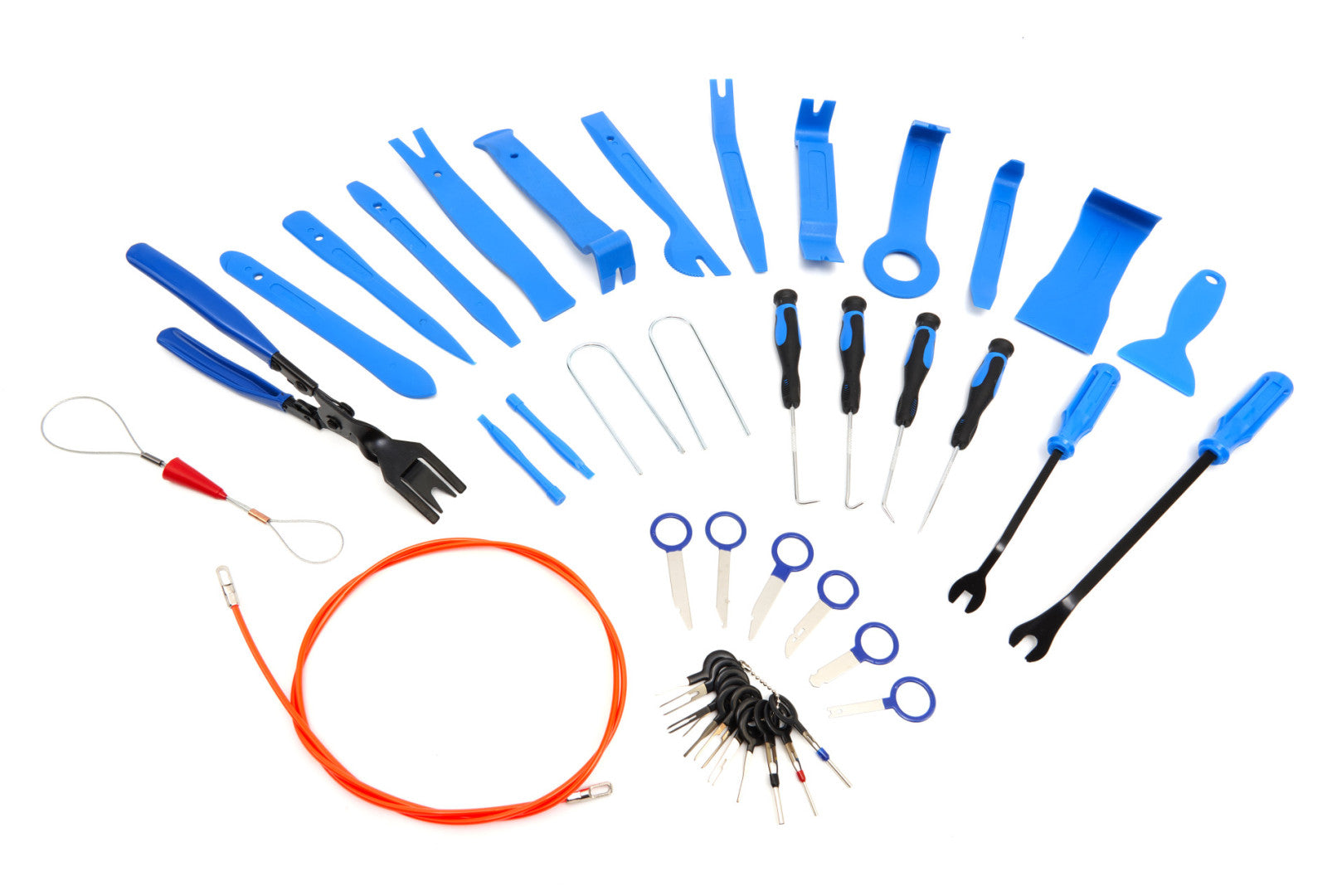 Σετ Αποσυναρμολογησησ Ραδιοφωνου, Ταπετσαριασ, Διακοσμητικων Και Κλιπσ Αυτοκινητου - 42 Τεμαχια Hbm