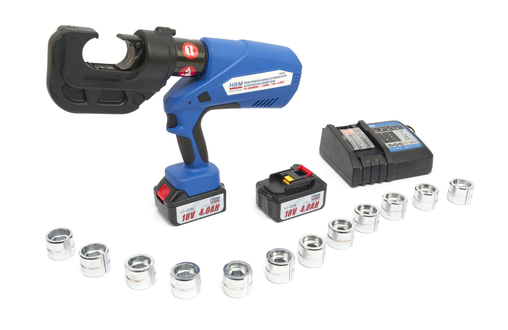 Πενσα Ηλεκτροϋδραυλικη Για Πρεσαρισμα Καλωδιων Με Μπαταρια 4.0Ah 18V 16 - 400Mm² 120Kn