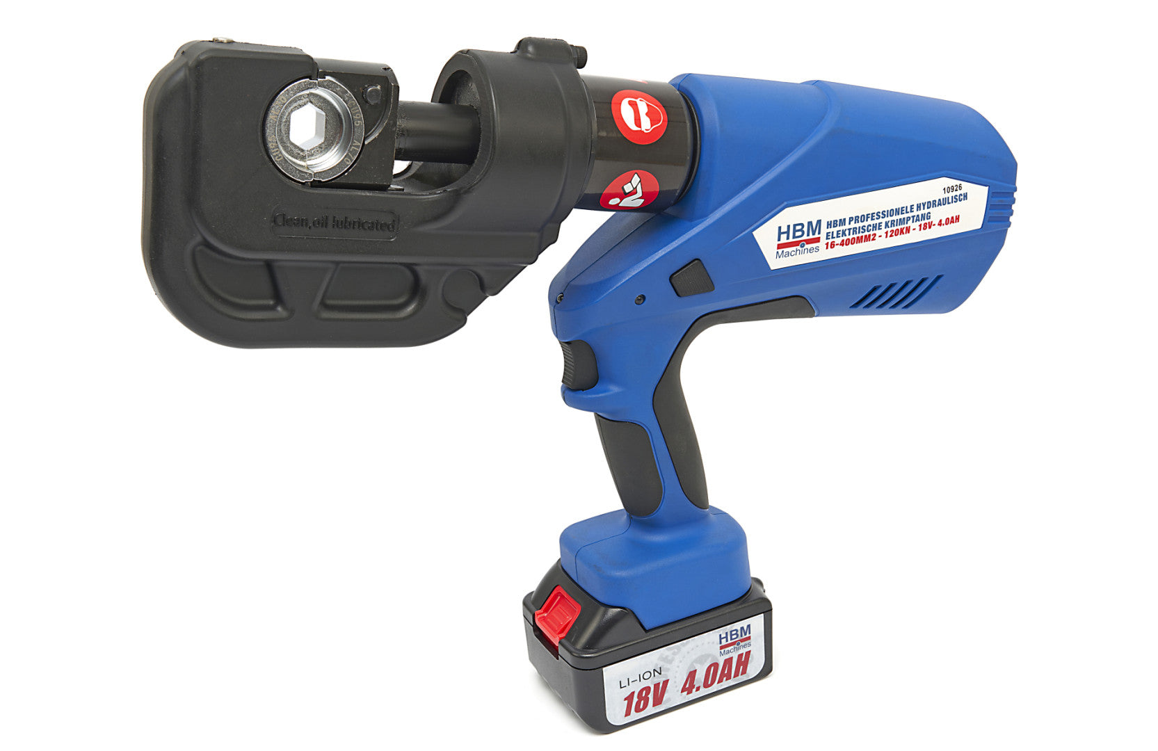 Πενσα Ηλεκτροϋδραυλικη Για Πρεσαρισμα Καλωδιων Με Μπαταρια 4.0Ah 18V 16 - 400Mm² 120Kn