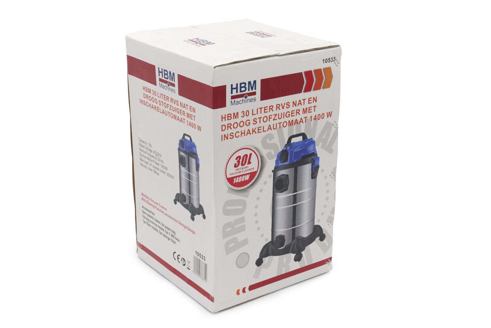 Σκούπα Υγρών - Στερεών 30L 1400W Hbm
