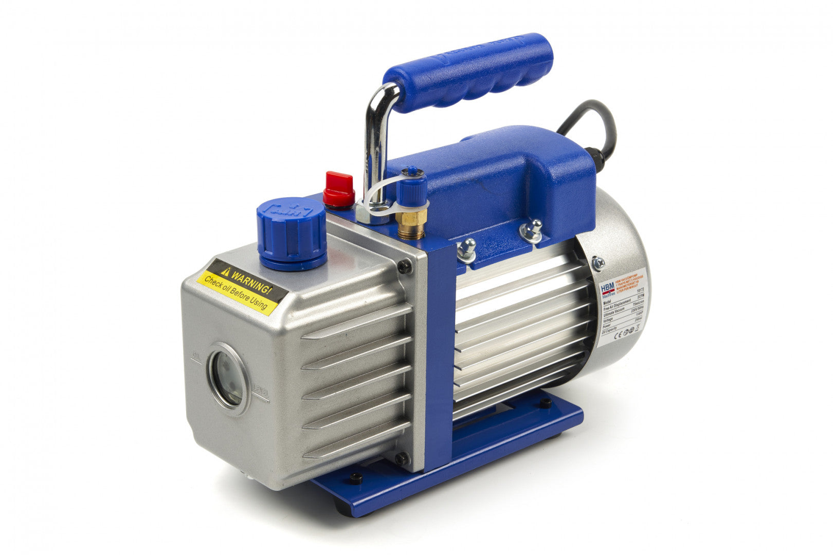 Αντλία Κενού 1 Σταδίου Με Σετ Μανομέτρων 2 Θυρών 85L/Min HBM