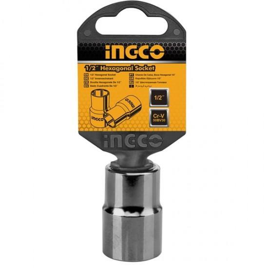 Καρυδάκι Εξάγωνο Κοντό 1/2" 21mm INGCO