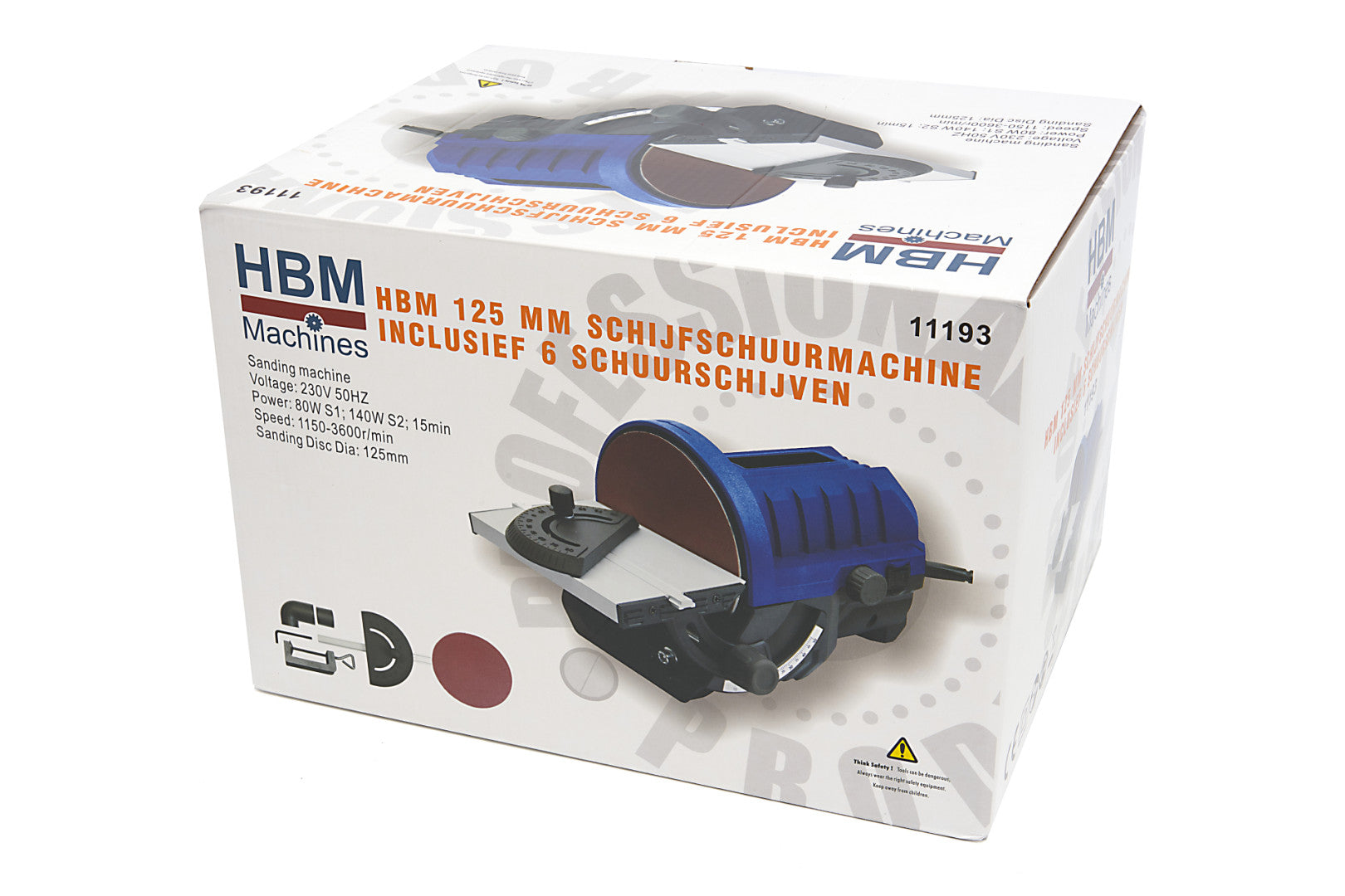 Μηχανή Λείανσης / Τριβείο Με Δίσκο 125Mm Hbm