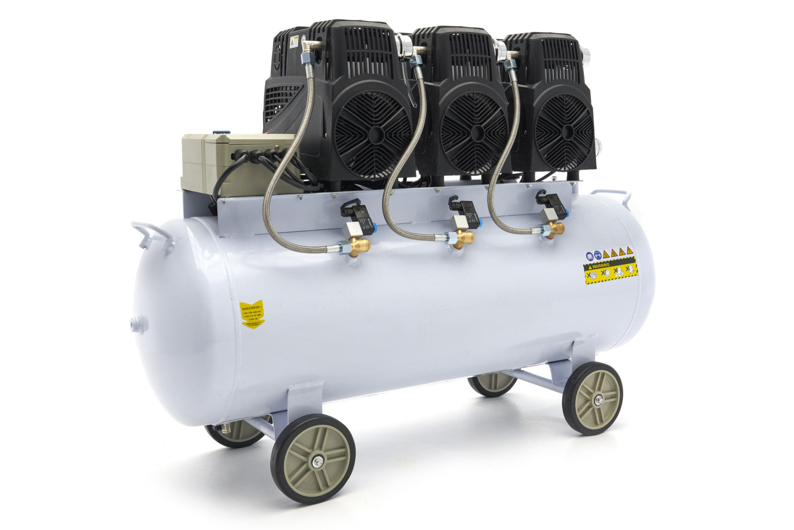 Αεροσυμπιεστησ Χαμηλου Θορυβου Χωρισ Λαδι 150L 10 Bar Hbm