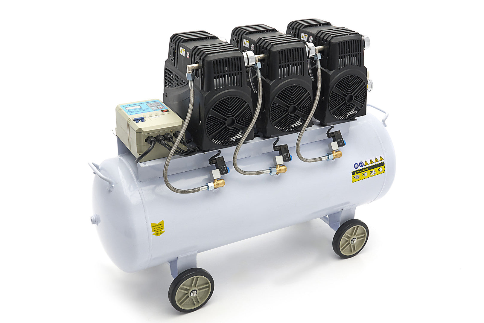 Αεροσυμπιεστησ Χαμηλου Θορυβου Χωρισ Λαδι 150L 10 Bar Hbm