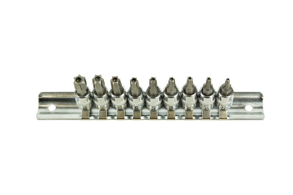 Σετ Torx 1/4 9 Τεμαχια T10-T50 Kroftools