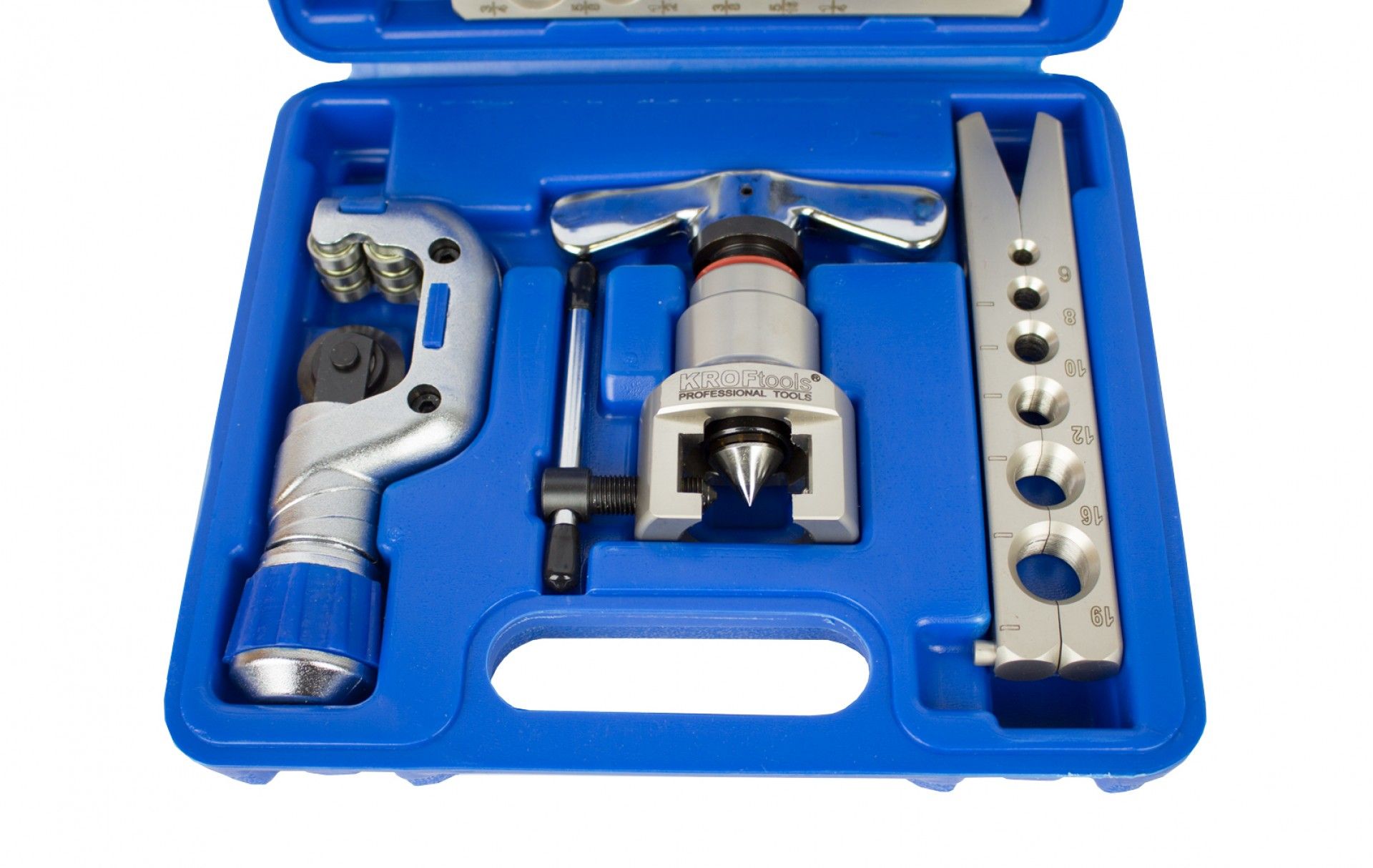 Επαγγελματικό Σετ Διαμόρφωσης Και Κοπής Σωλήνων Από Χαλκό, Αλουμίνιο Και Ορείχαλκο, Kroftools