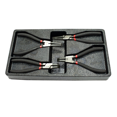 Σετ Ασφαλειοτσίμπιδα 175mm 4Τμχ KROFTOOLS