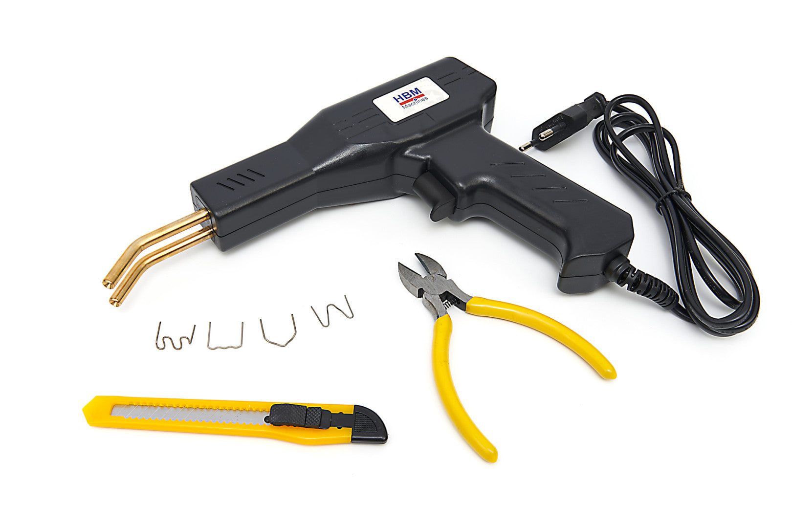 Πιστόλι Συγκόλλησης Και Επισκευής Πλαστικών, 43W, Με 200 Συνδετήρες, Hbm