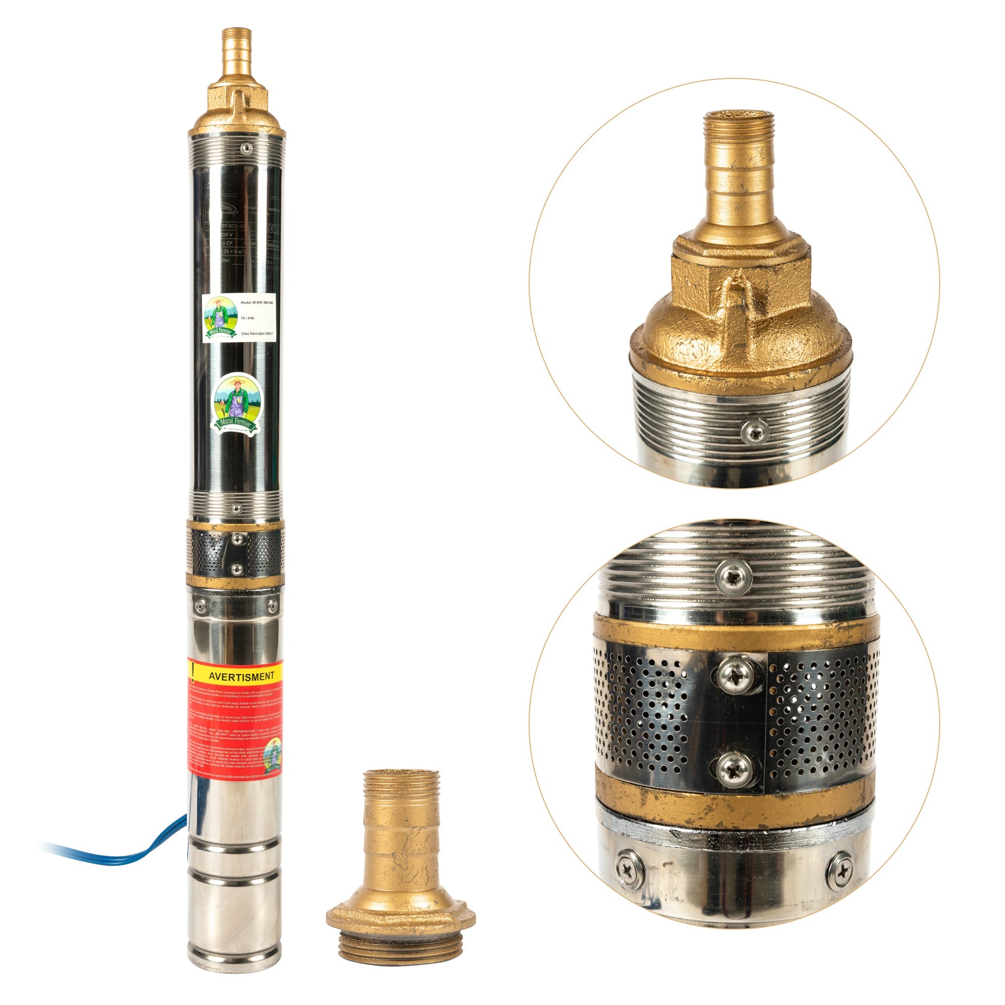 Υποβρύχια Αντλία Τούνελ Μακράς Εμβέλειας 90Yqjd2/8-1.1U Μοβ 1100W